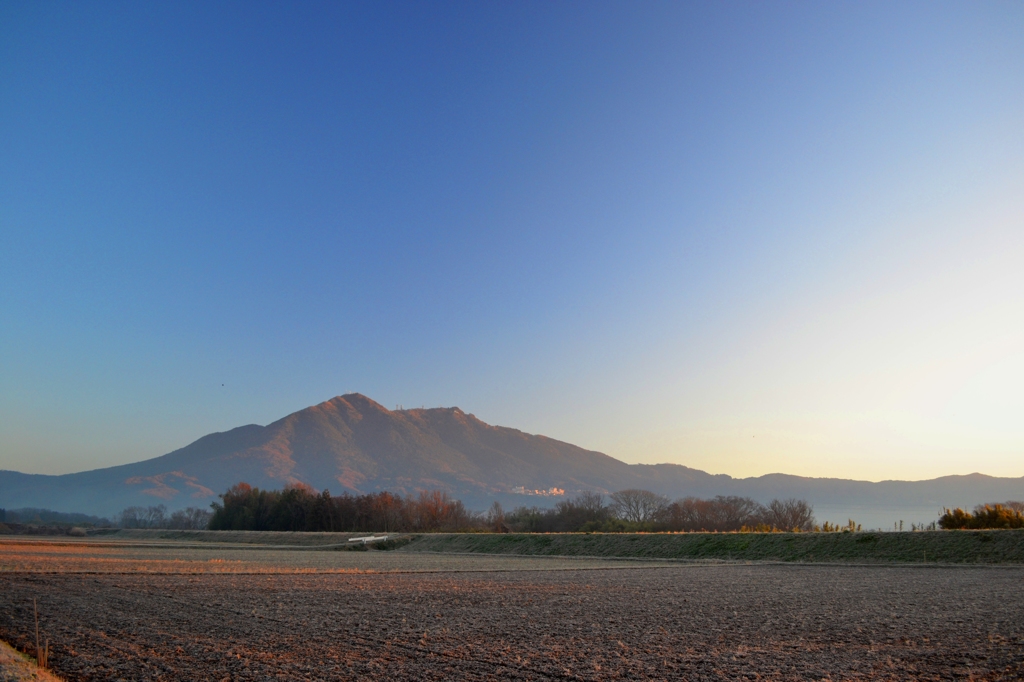 朝霧筑波山