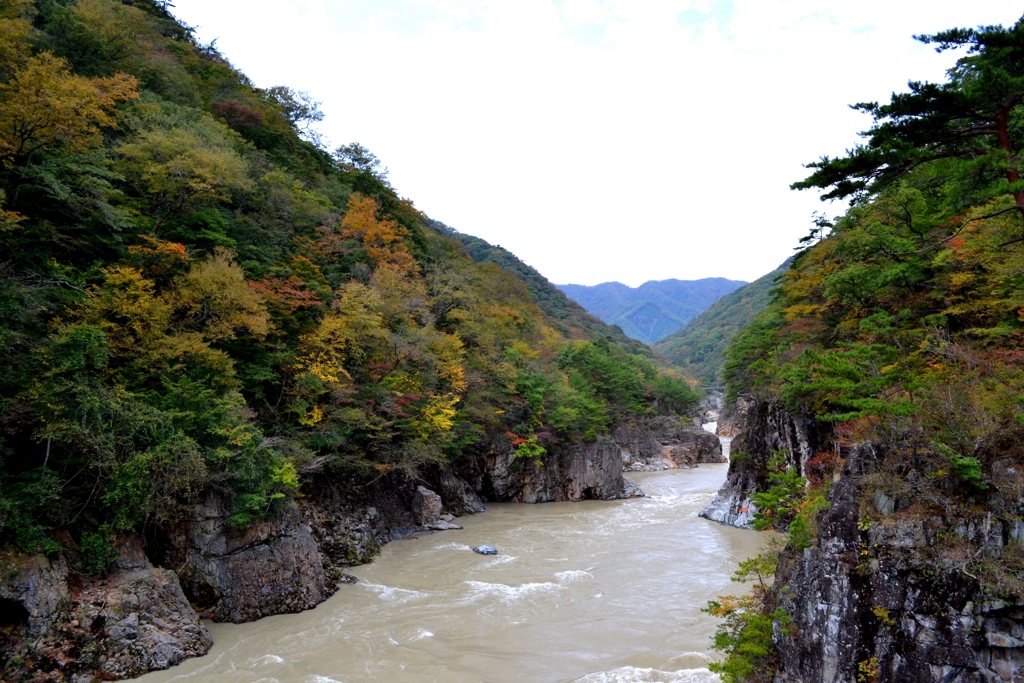 龍王峡の秋