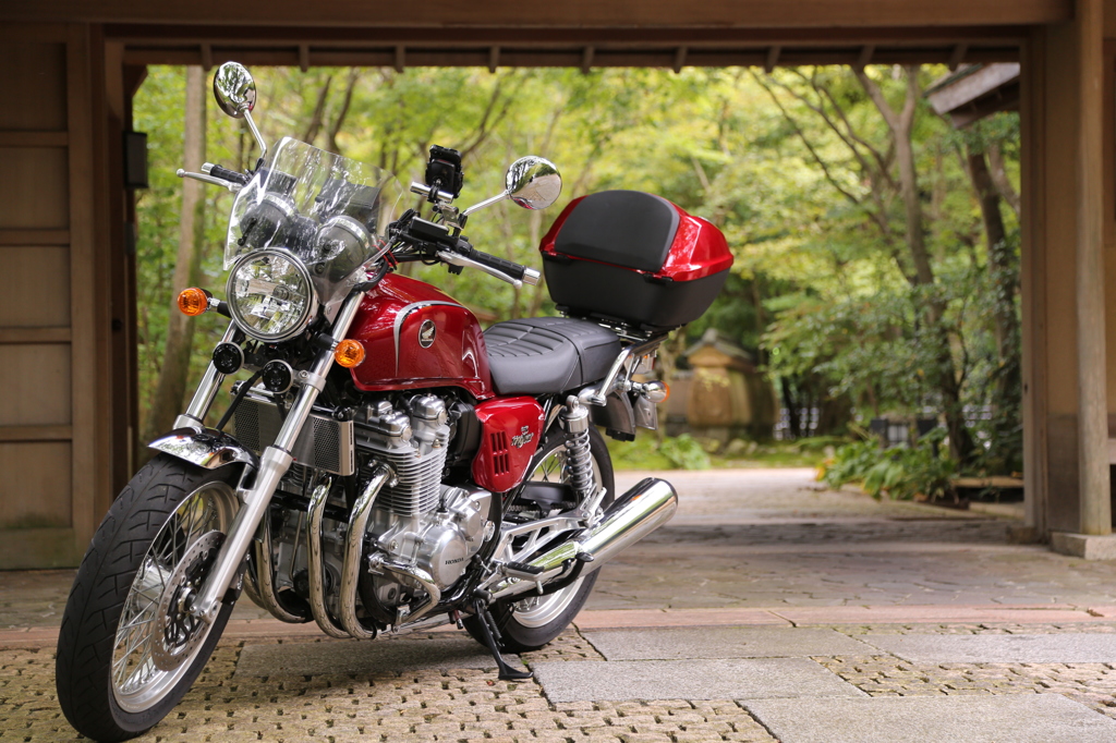 CB1100EX と雲仙の旅館