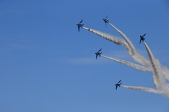 入閒航空祭2017　ブルーインパルス展示飛行(第1区分)(9)