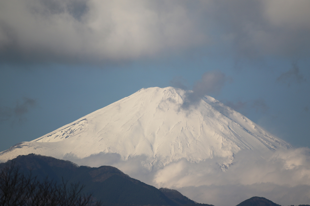 大井松田から望む富士