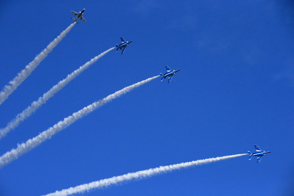 入間基地航空祭2017 ブルーインパルス展示飛行(第1区分)(54)