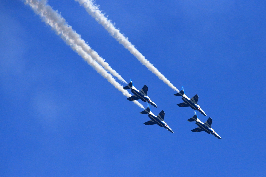 入間基地航空祭2017 ブルーインパルス展示飛行(第1区分)(24)