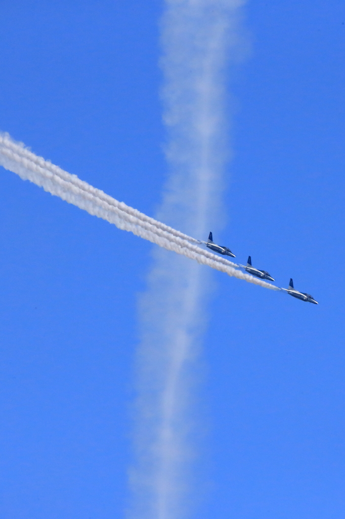 入間基地航空祭2017 ブルーインパルス展示飛行(第1区分)(32)