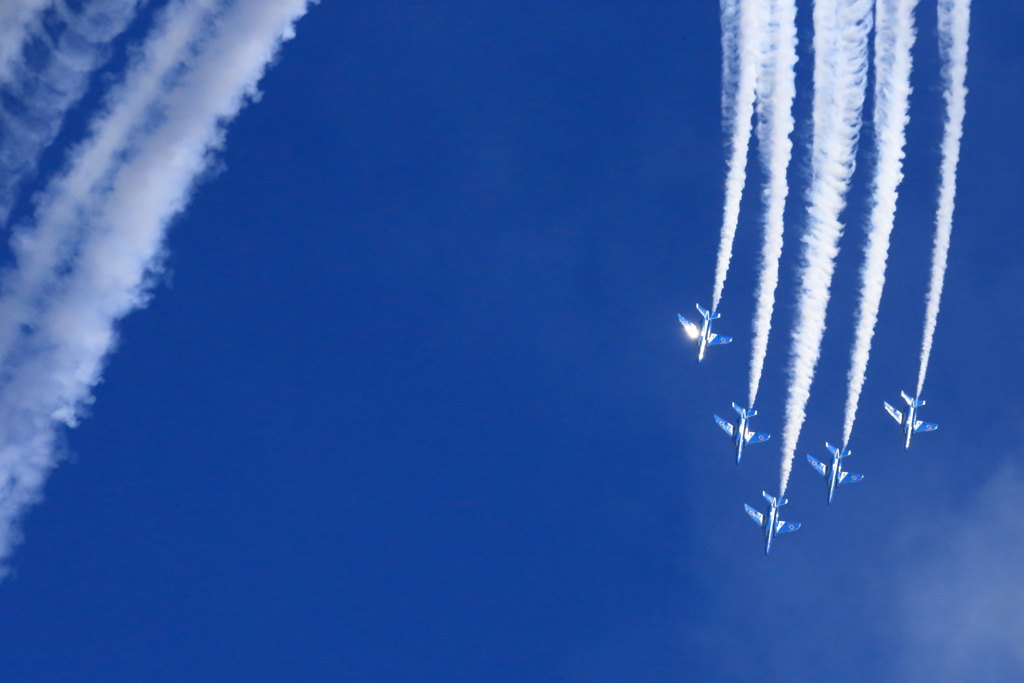 入間基地航空祭2017 ブルーインパルス展示飛行(第1区分)(40)