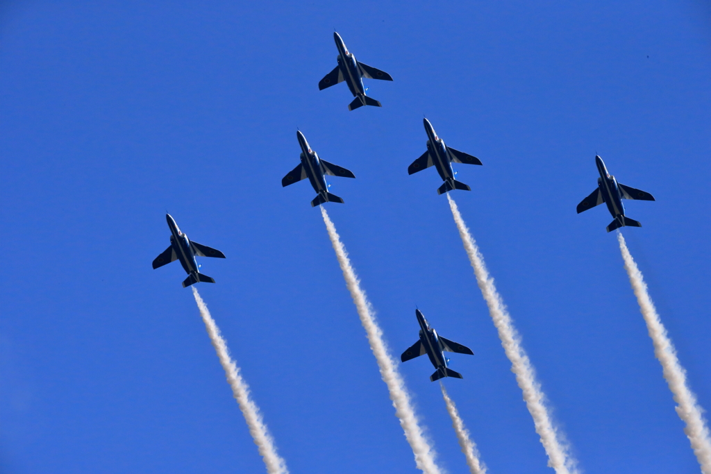 入間基地航空祭2017 ブルーインパルス展示飛行(第1区分)(42)