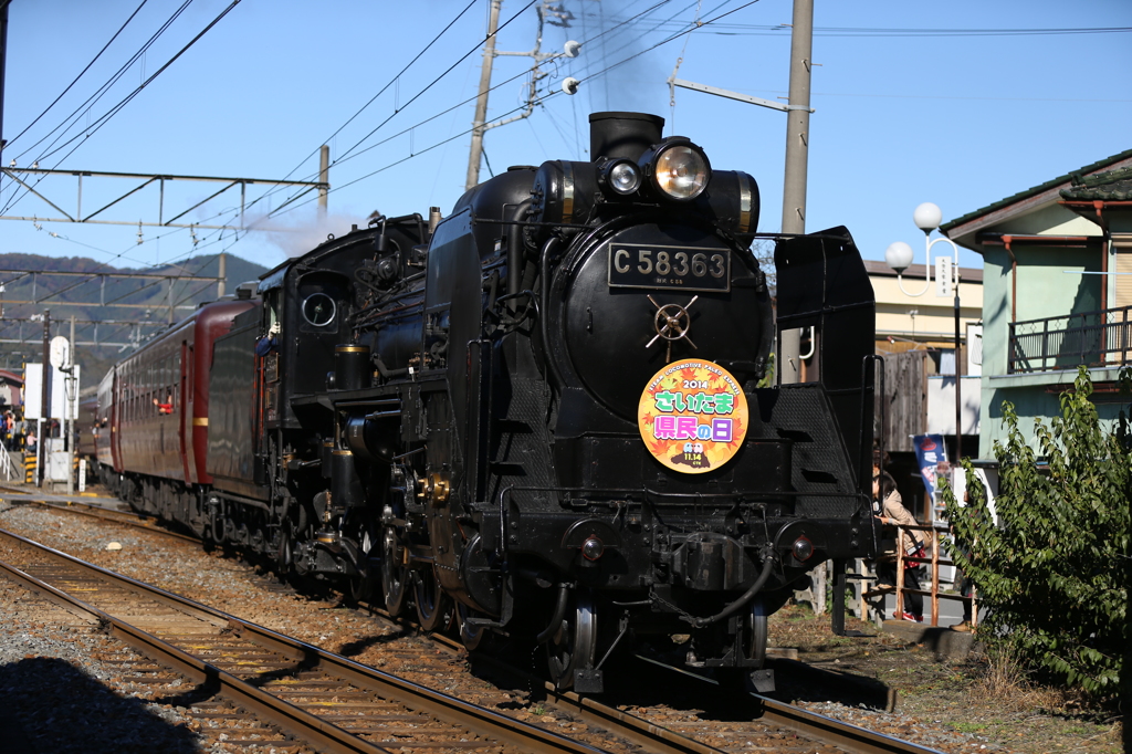 秩父鉄道SL　埼玉県民の日記念ヘッドマーク(2)