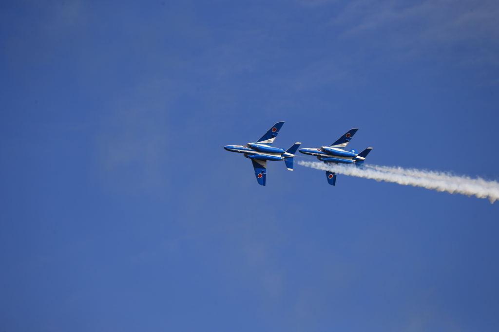 ソロ2機によるハーフスローロール
