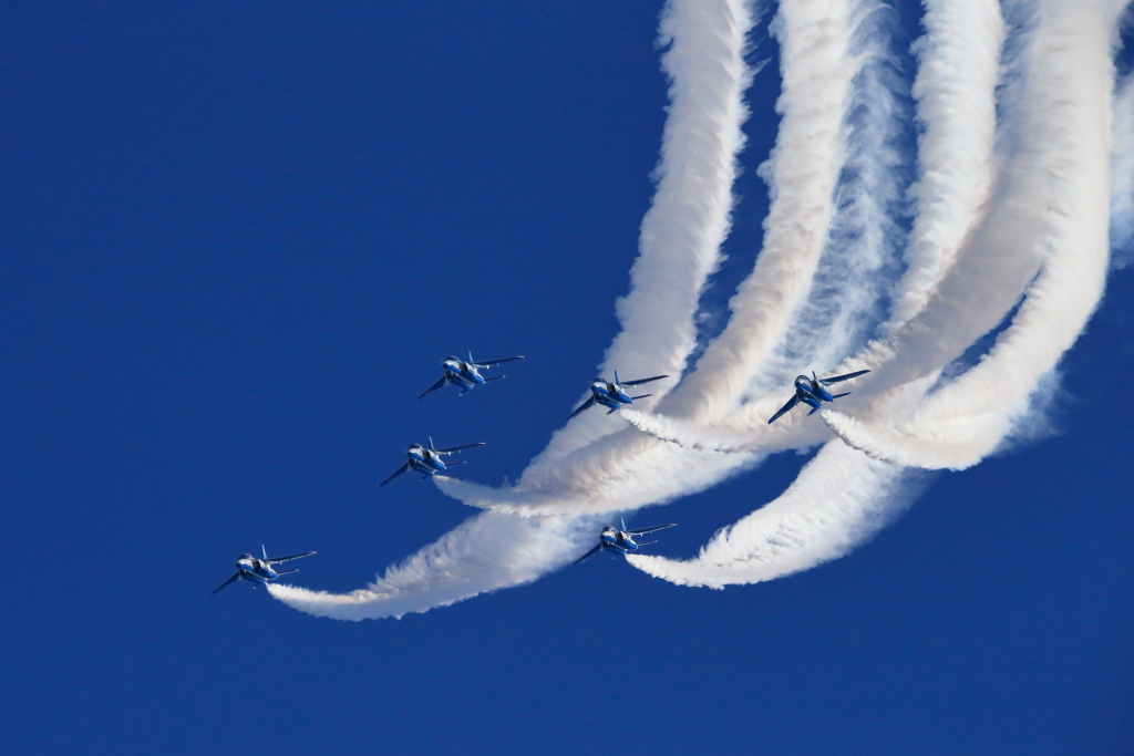 入間基地航空祭2017 ブルーインパルス展示飛行(第1区分)(45)