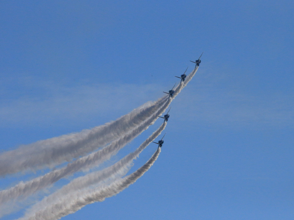 入閒航空祭2017　ブルーインパルス展示飛行(第1区分)(11)