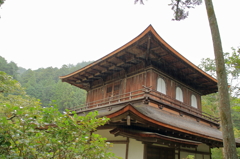 雨の銀閣寺