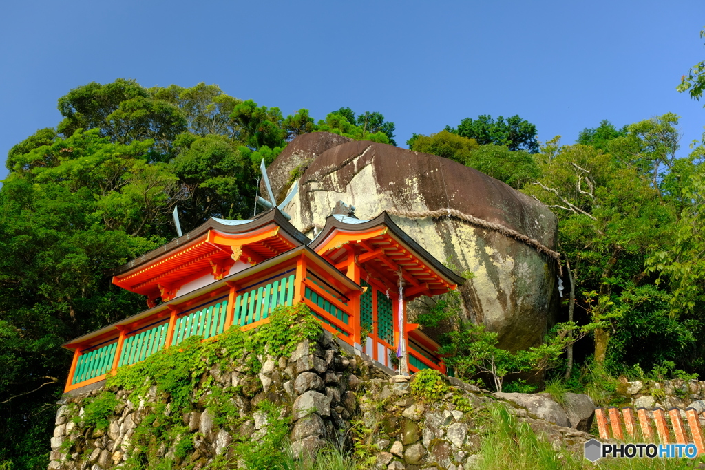 神倉神社 & ゴトビキ岩