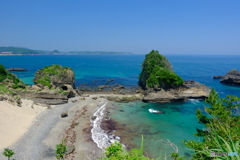青い海と空