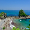 青い海と空