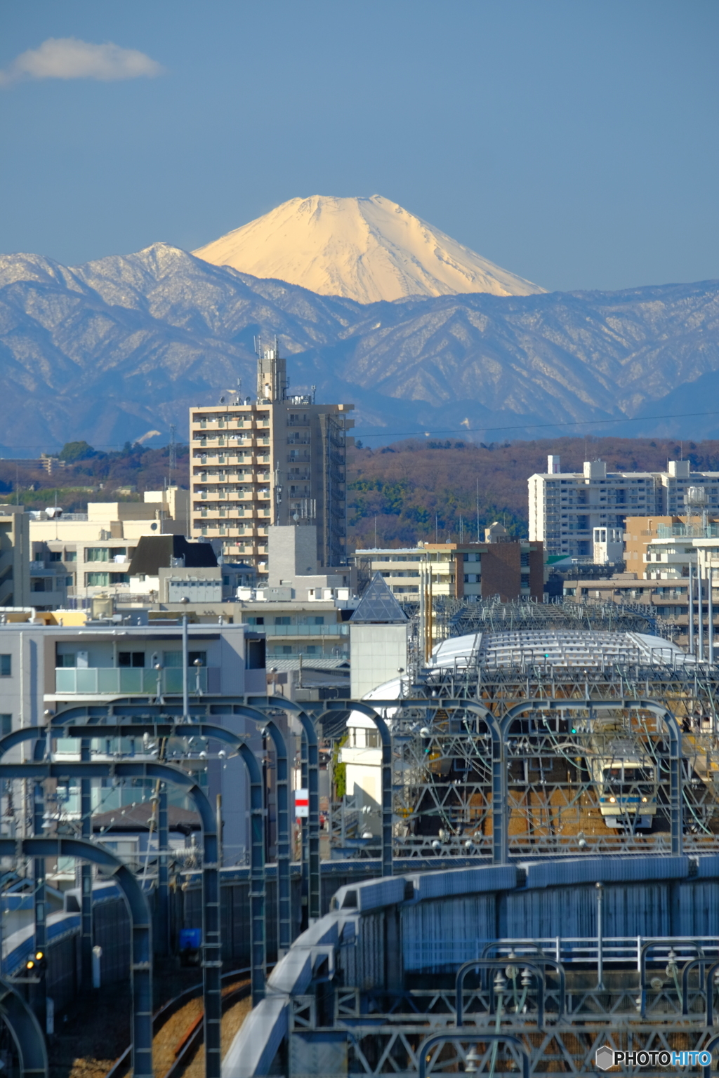 成城からの富士山