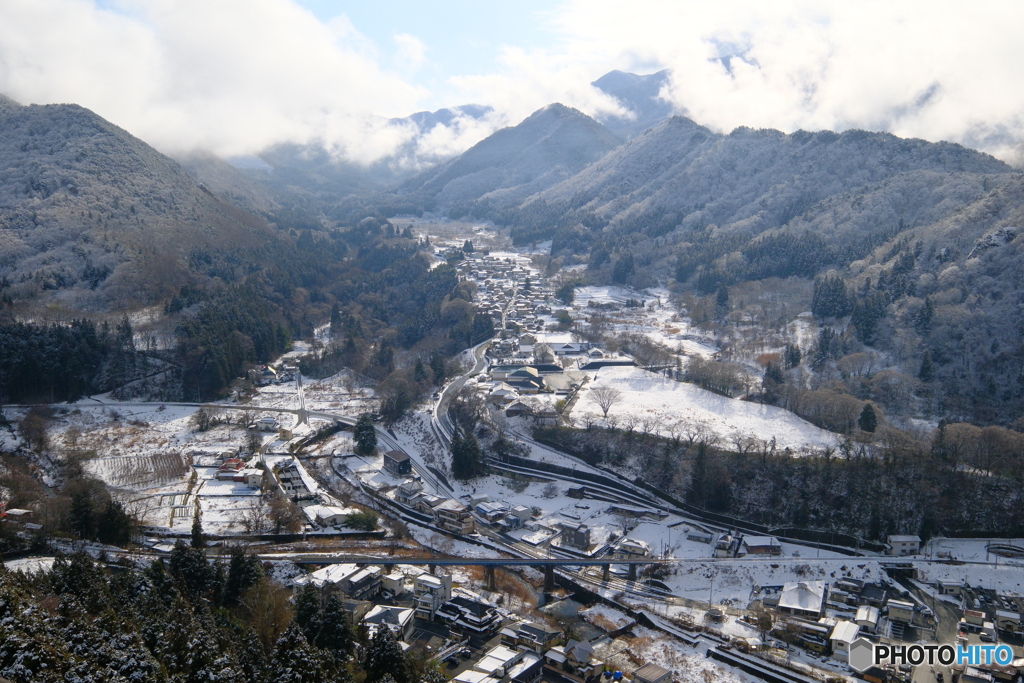 山寺からの全景