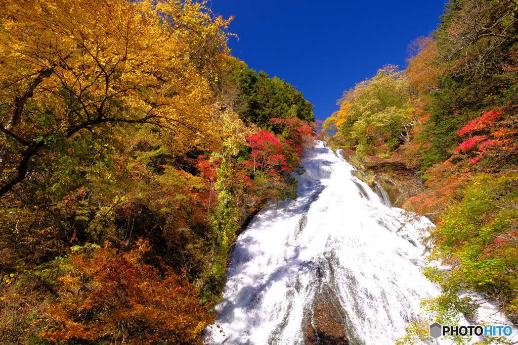 満彩の湯滝