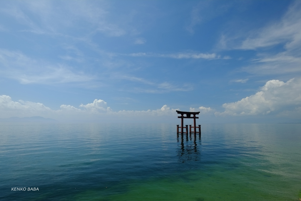 夏の琵琶湖