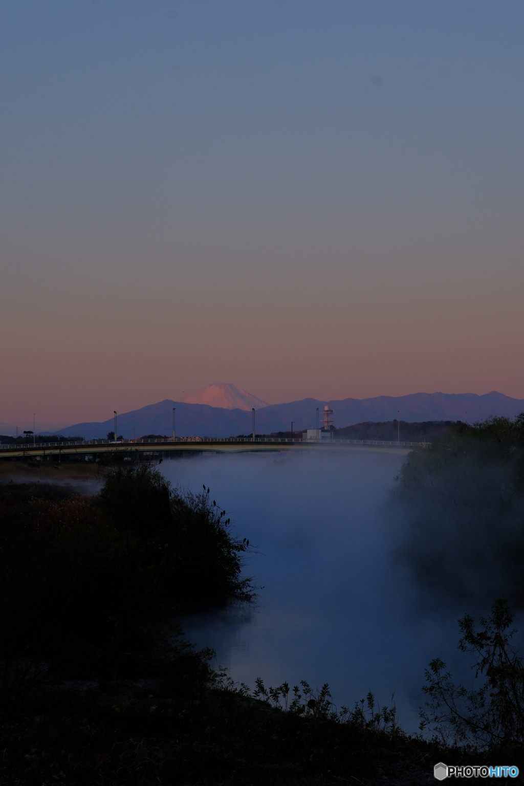 朝霧とビーナスベルト