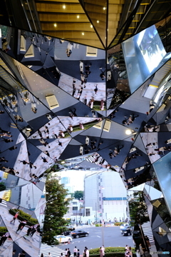 Harajuku patchwork mirror