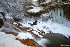 屏風岩氷瀑群