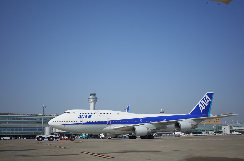 さよならジャンボ、羽田空港にて