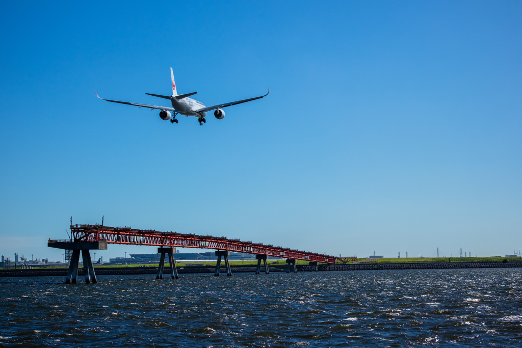 A350 羽田空港へ