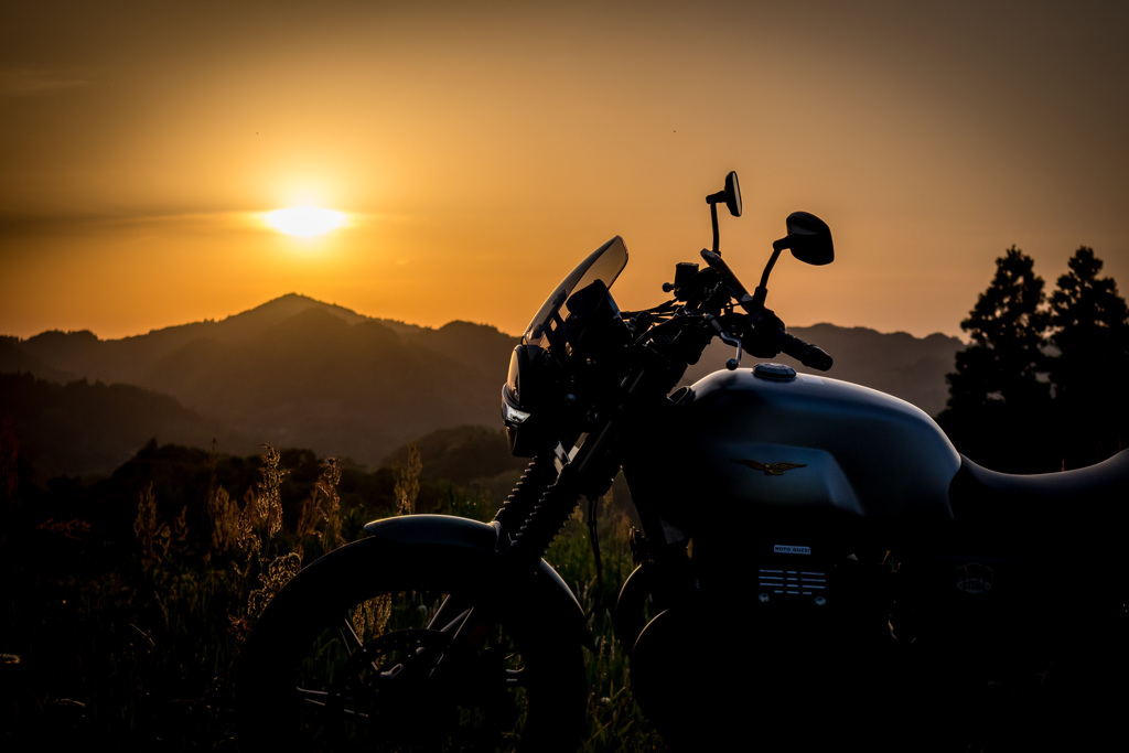 とある日の夕焼け