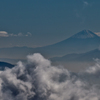 登山道振り返るとそこには日本一