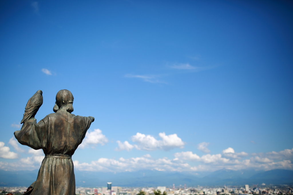 富山市を臨む