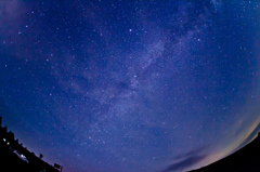 道の駅からの星空