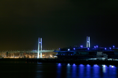 横浜ベイブリッジ 　夜景