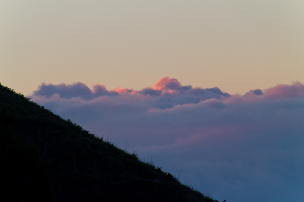 色づく雲