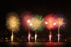 第64回諏訪湖祭湖上花火大会