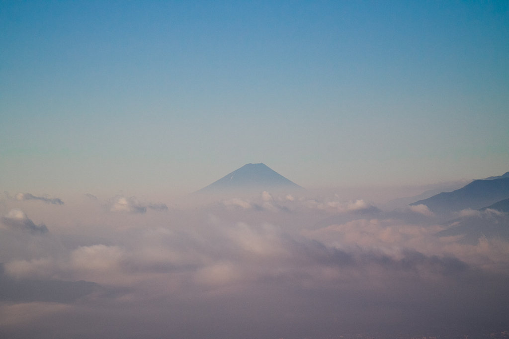 雲海と富士山