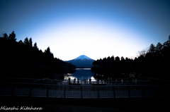 早朝の田貫湖