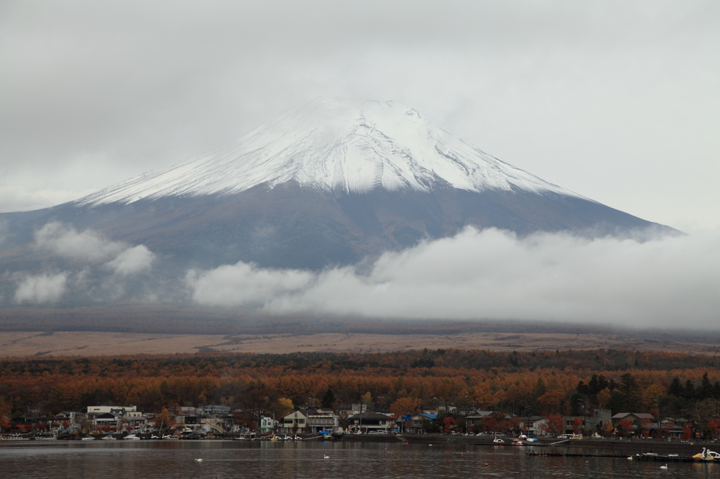 山中湖からの富士山
