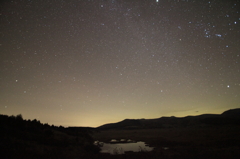 八島湿原からの星空
