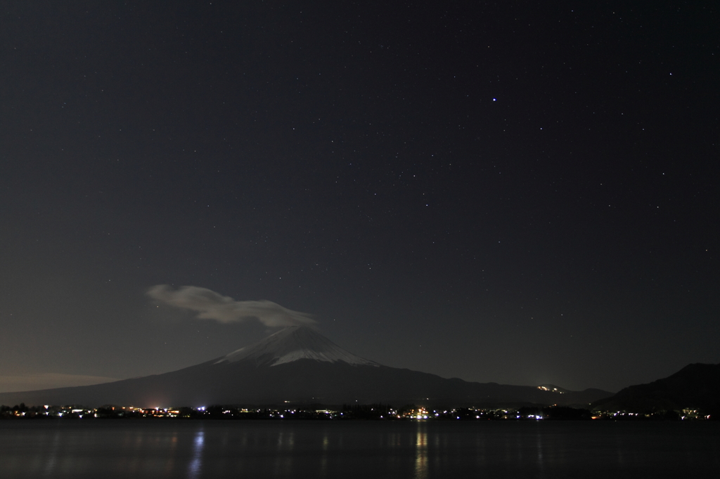 河口湖からの富士山