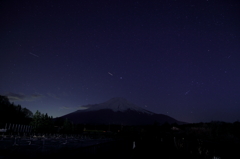 富士山と星空