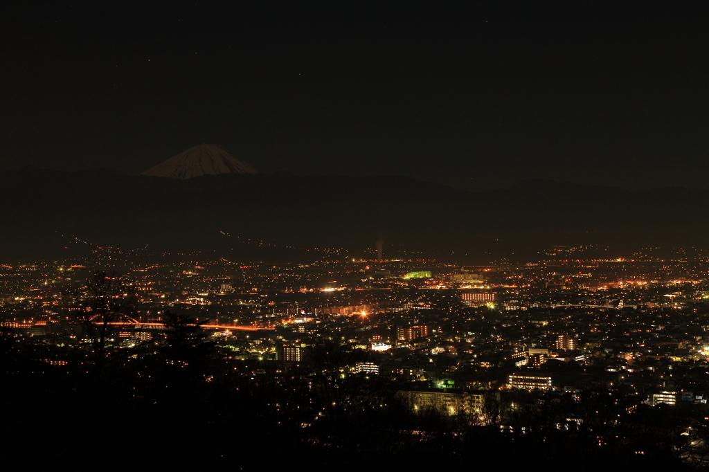 愛宕山こどもの国からの夜景　１