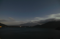 本栖湖からの富士山