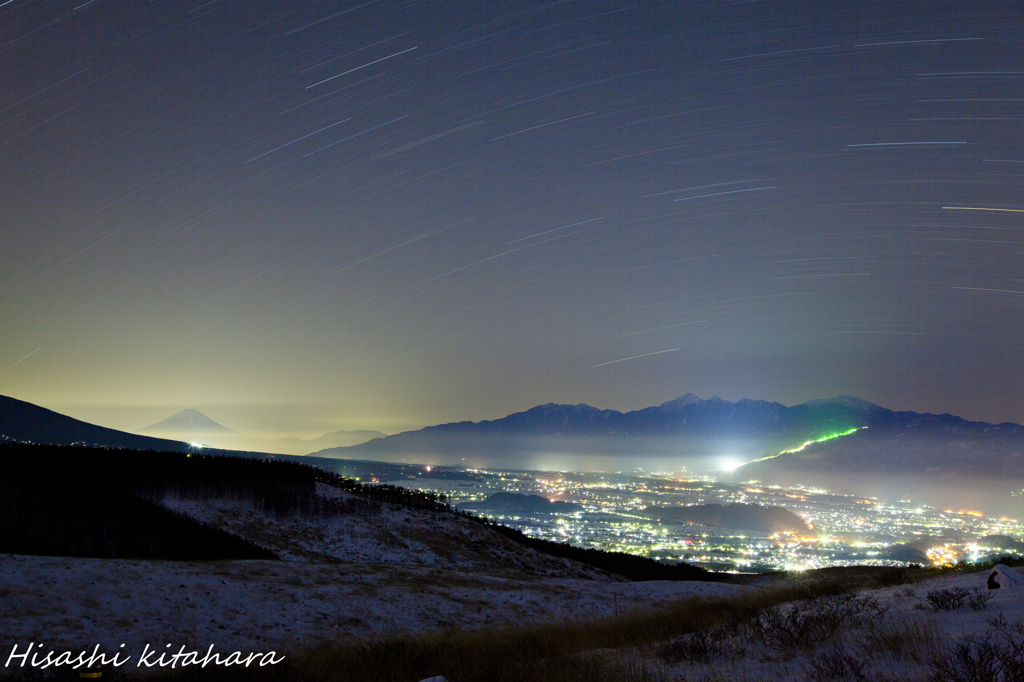 富士見台からの夜景