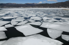 流氷のような景色