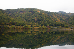 御岳湖　映り込み