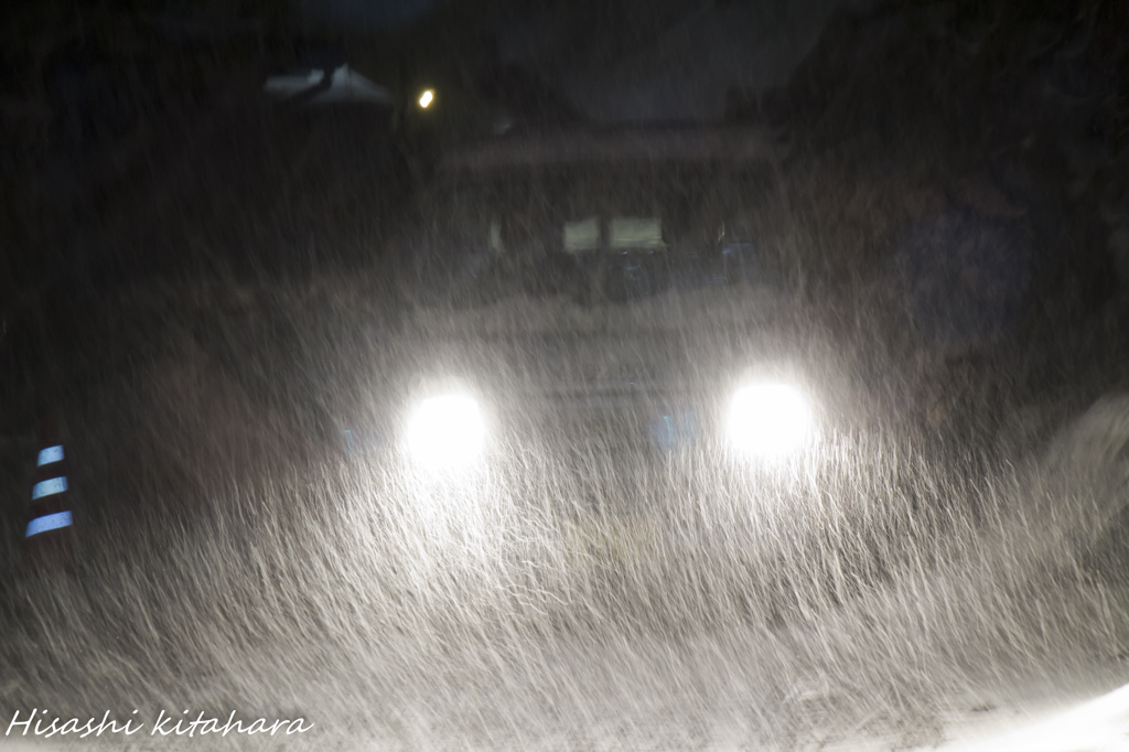 吹雪の夜③