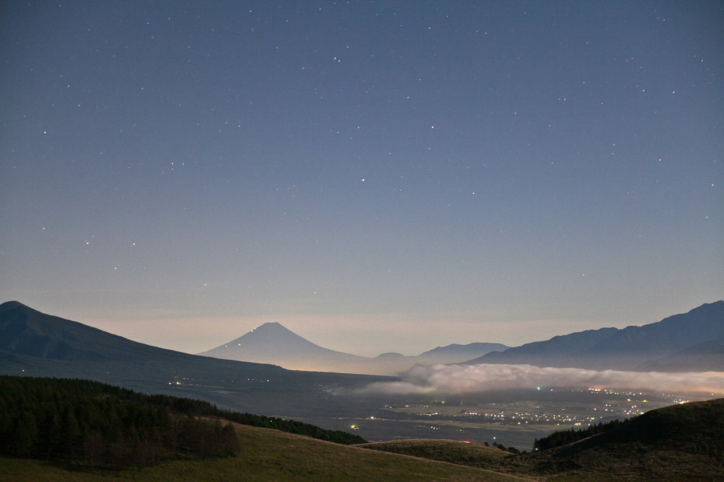 夜中の富士