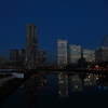 早朝の横浜の夜景　２