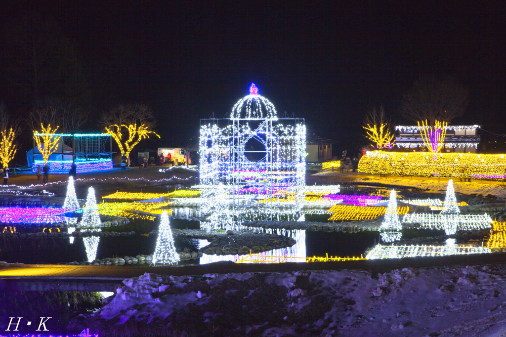 アルプスあずみの公園　イルミネーション④