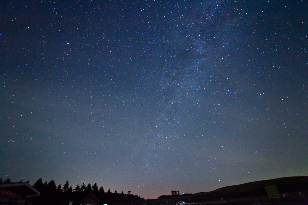 道の駅からの星空